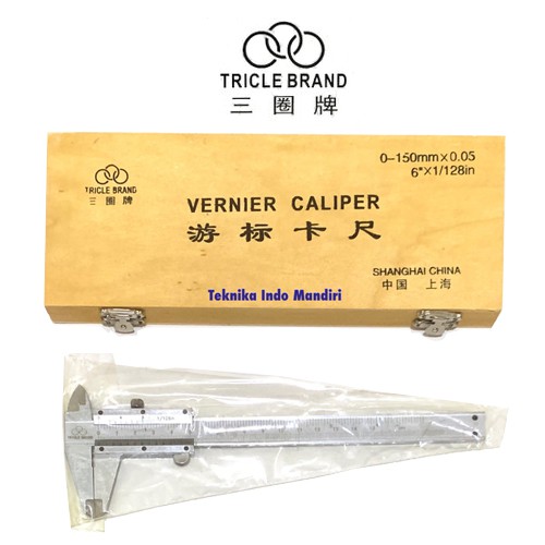Jual TRICLE BRAND Sigmat 6 INCH / Vernier Caliper / Jangka Sorong 6" (0