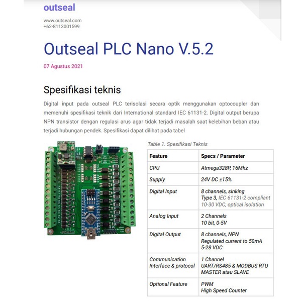 Jual PLC Nano V.5 Board Support Outseal Studio | Shopee Indonesia