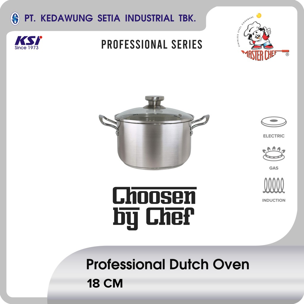 Jual Master Chef Dutch Oven 18 cm Professional Series Panci Stainless