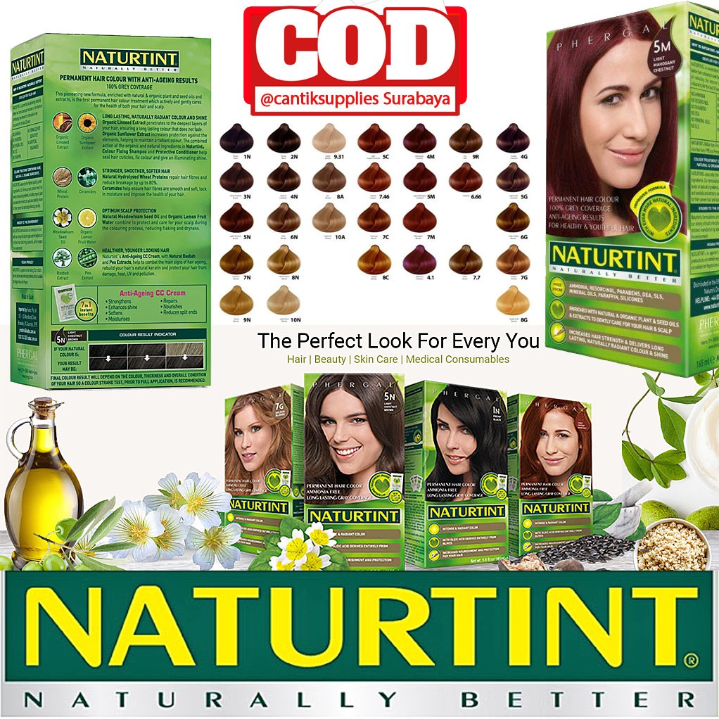 Jual Naturtint Permanent Hair Color cat rambut | Shopee Indonesia