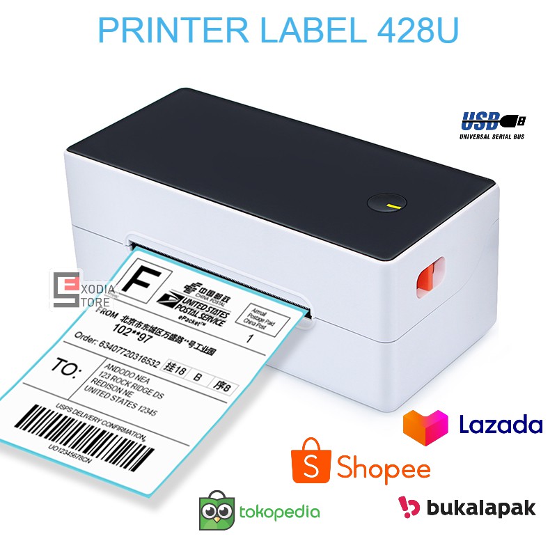 Jual Printer Barcode Label Thermal Bp U Bp U Bi U Bi U Utk Cetak Label Alamat