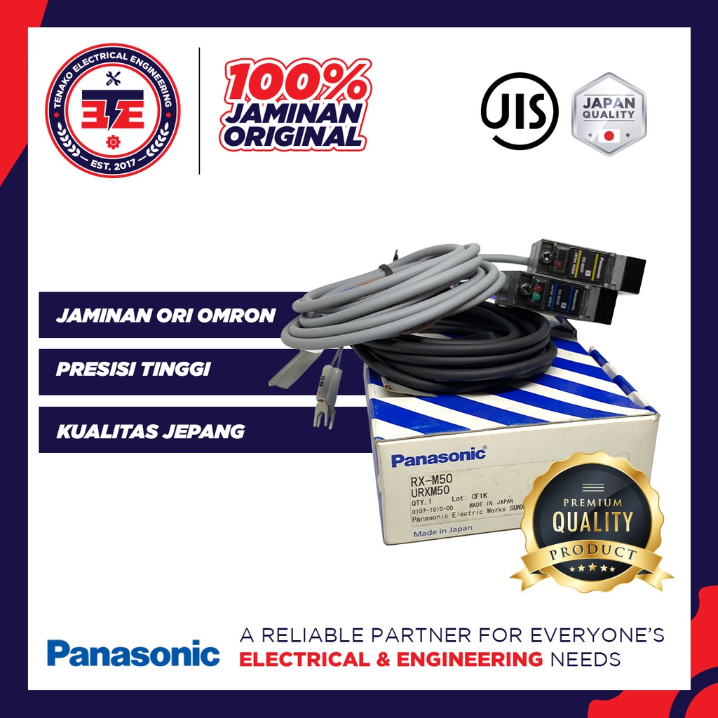Jual Panasonic RX-M50 Robust Photoelectric Sensor RX Original Made in ...