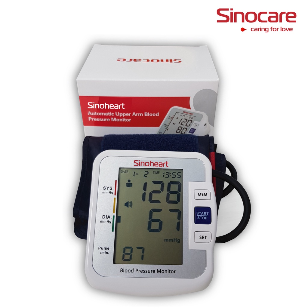 Jual Sinocare Sinoheart Tensimeter Digital Alat Ukur Tekanan Darah