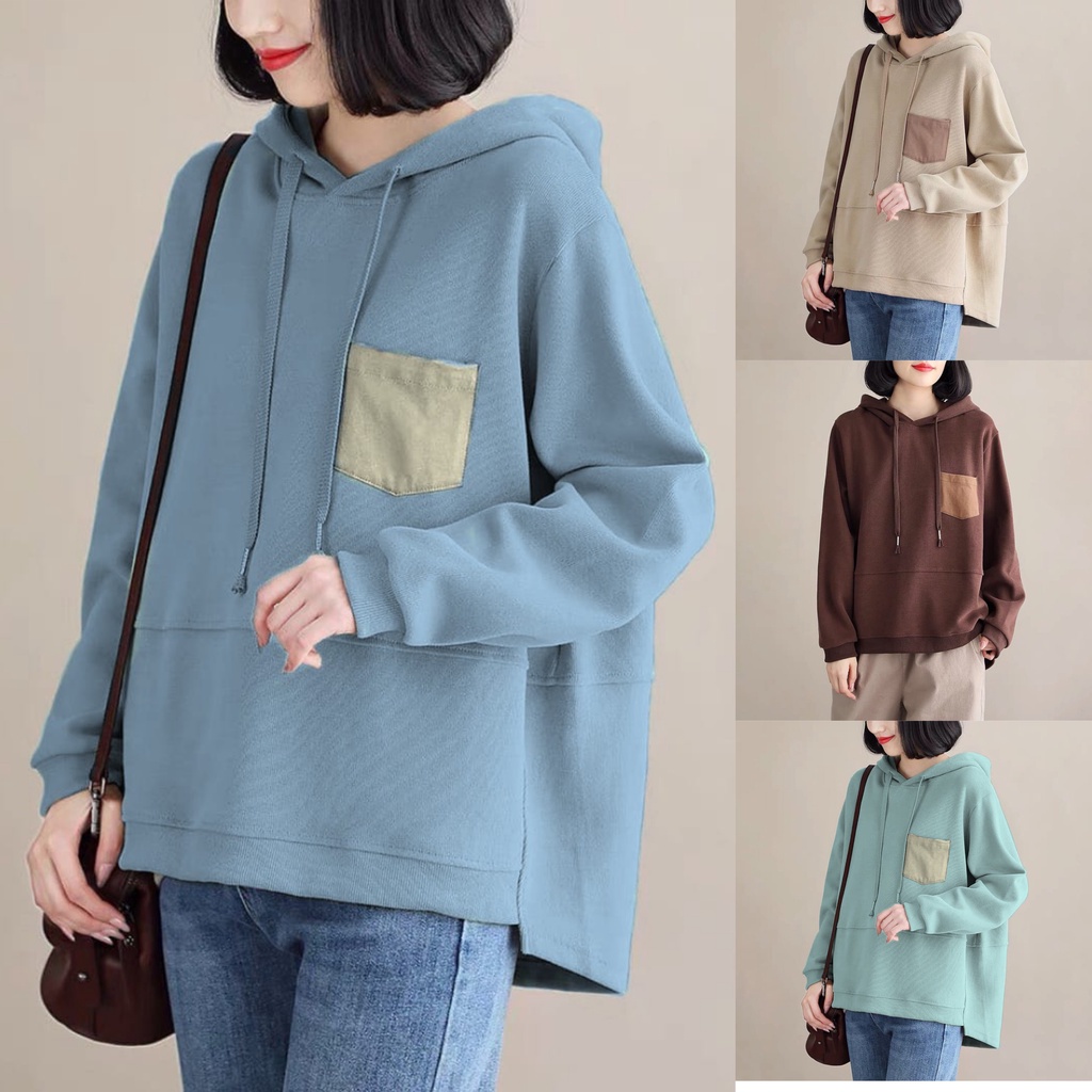 Sweater hoodie wanita shopee hotsell