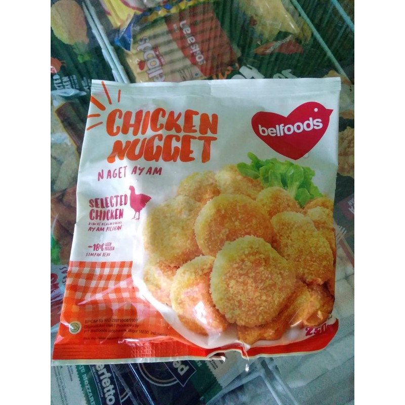 Jual BELFOODS CHICKEN NUGGET 250 GR | Shopee Indonesia