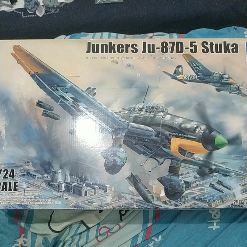 Jual Junkers Ju-87d-5 Stuka1/24 Model Kit Trumpeter | Shopee Indonesia