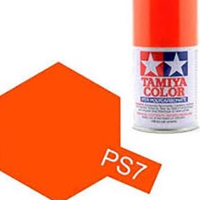 Spray Tamiya per Lexan PS43 arancione traslucente 100ml