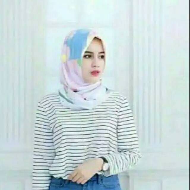 Jual Baju salur lengan panjang ld 76-84 cm panjang 60 cm / kaos salur