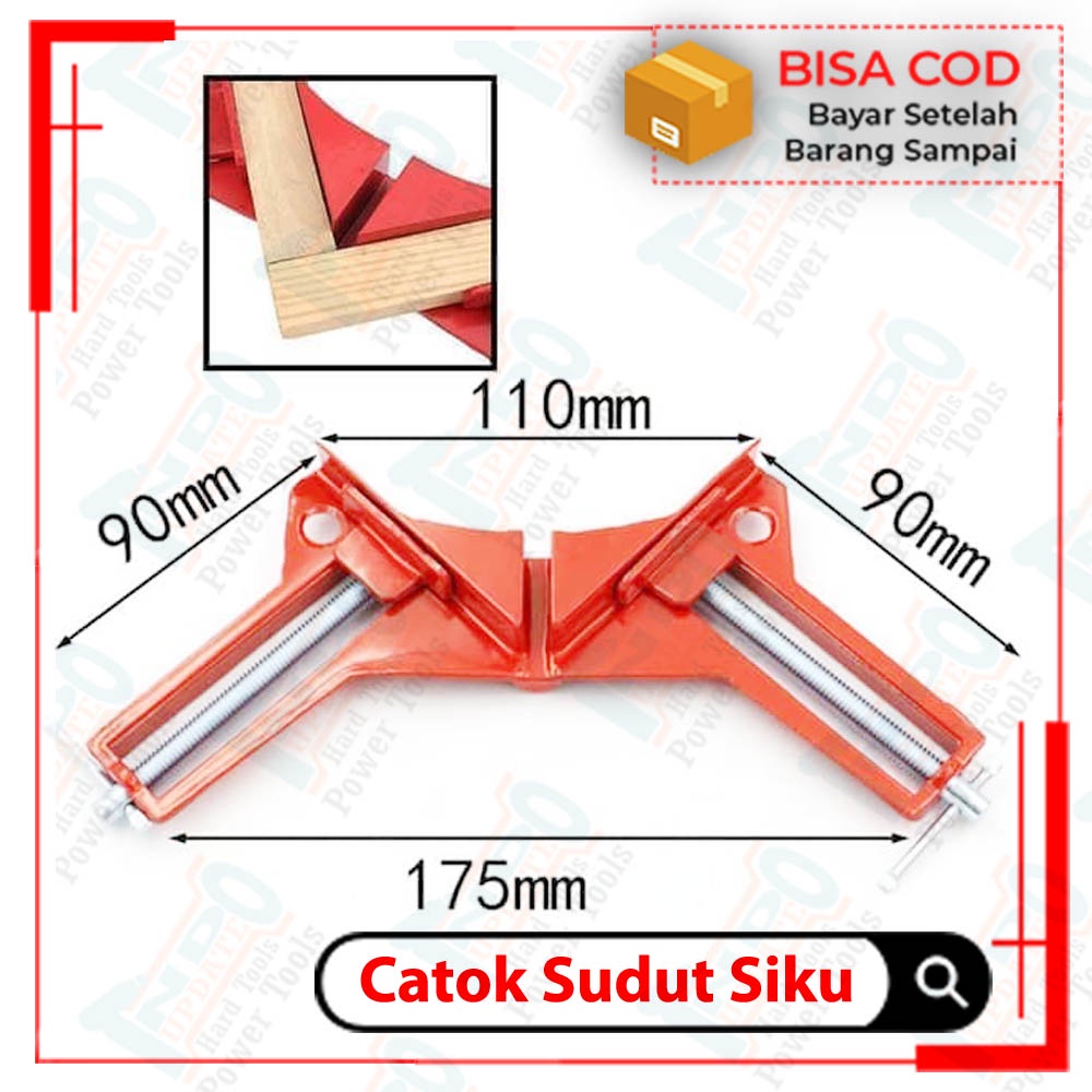 Jual Catok Sudut Siku Clamp Siku Klem Siku Sudut Corner Clamp Sudut Siku Drajat Inch