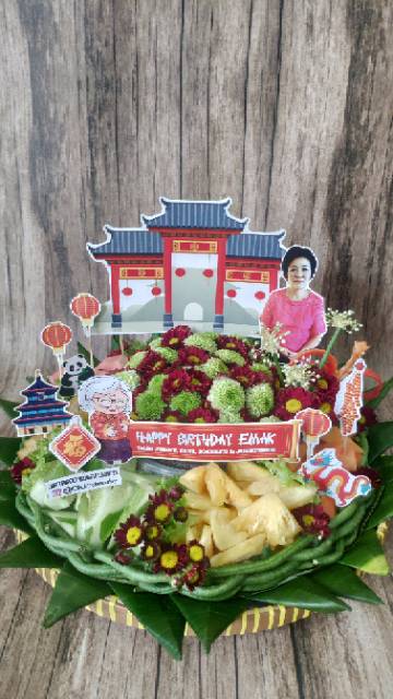 Jual Tumpeng Rujak Buah / Manis untuk 4-5 orang (khusus area Surabaya ...