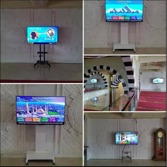 Jual Jasma Versi Spesial Edition Jam Jadwal waktu Sholat Masjid ...