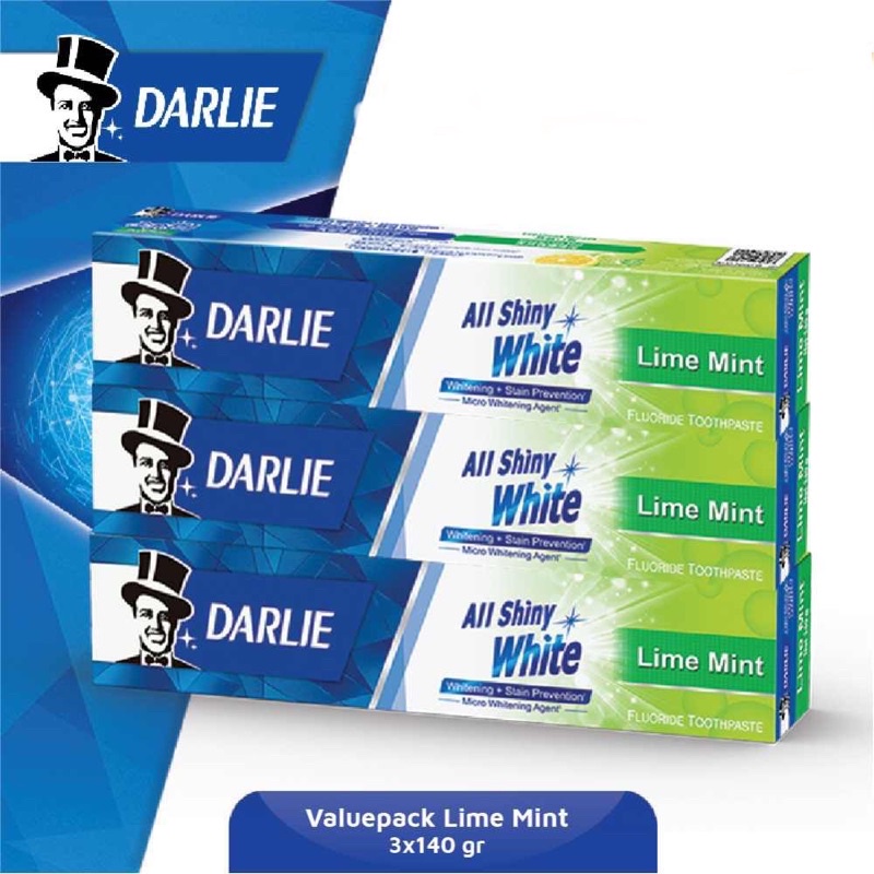 Jual Value Pack Darlie All Shiny White Lime Pasta Gigi G Shopee Indonesia