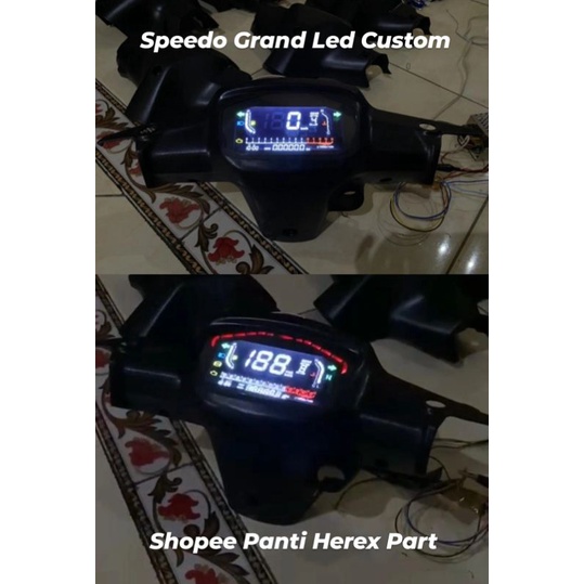 Jual Speedometer Astrea Honda Grand Digital Led Lcd Custom | Shopee ...