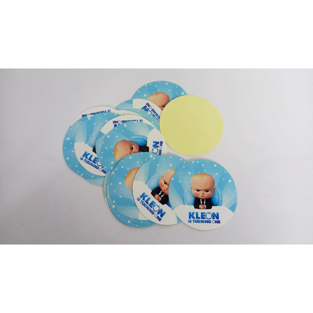 Jual sticker puding baby boss / label puding baby boss / sticker puding ...