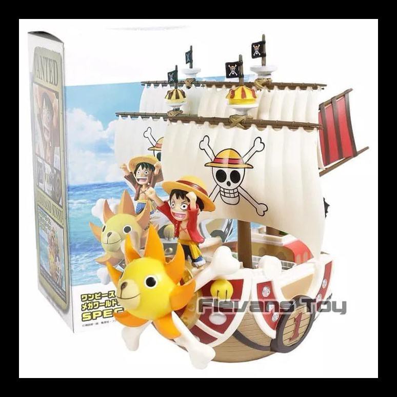 Jual NEW THOUSAND SUNNY KAPAL ONE PIECE ACTION FIGURE MAINAN ANAK MURAH