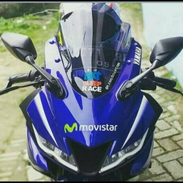 Jual Visor r15 v3/ windshield r15v3 TERBARU SMOKE BUBBLE | Shopee Indonesia