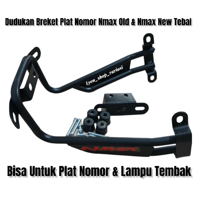 Jual Breket Dudukan Plat Nomor Depan Nmax Old New Aerox Lexi Shopee Indonesia