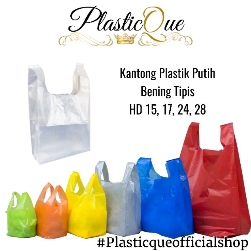 Jual Kantong Plastik Putih Natural Bening Hd15 Hd17 Hd24 Hd28 Size Hd 15 17 24 28 Ekonomis 1516