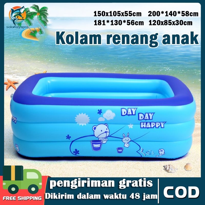 Jual 120cm Kolam Renang Anak / Kolam Mandi Bola Inflatable Bestway Pool ...