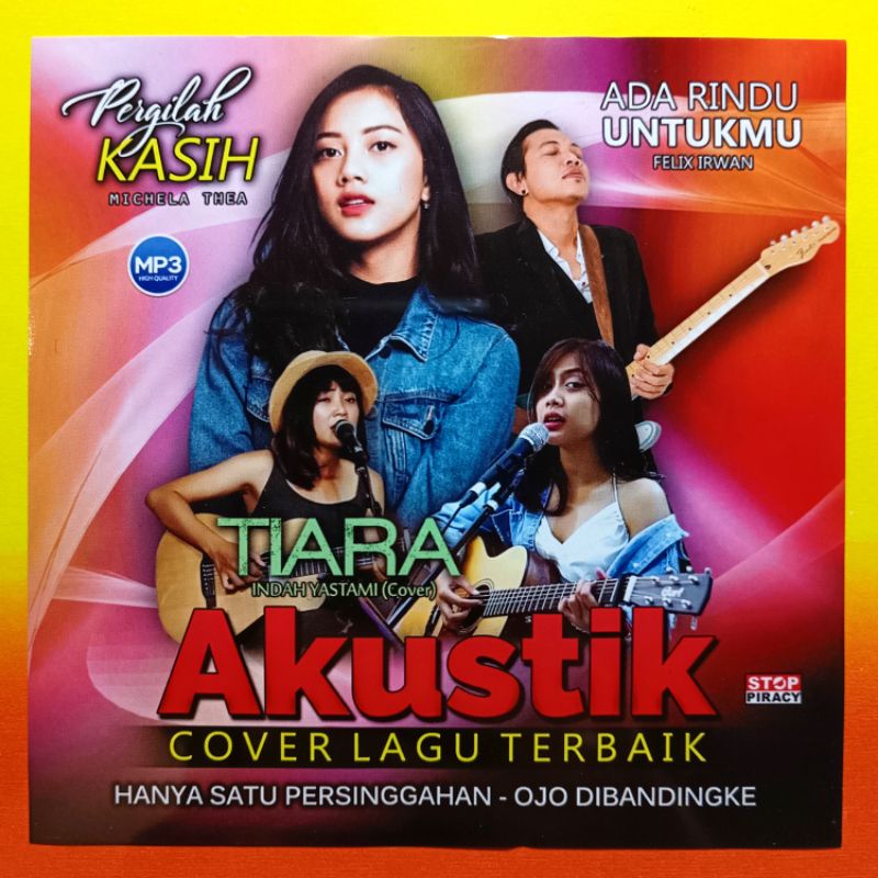 Jual KASET AUDIO MUSIK MP3 LAGU AKUSTIK INDONESIA SELEKSI INDAH YASTAMI