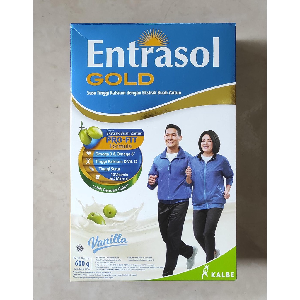 Jual ENTRASOL GOLD VANILLA 600 GR (2 X 300 GR) | Shopee Indonesia