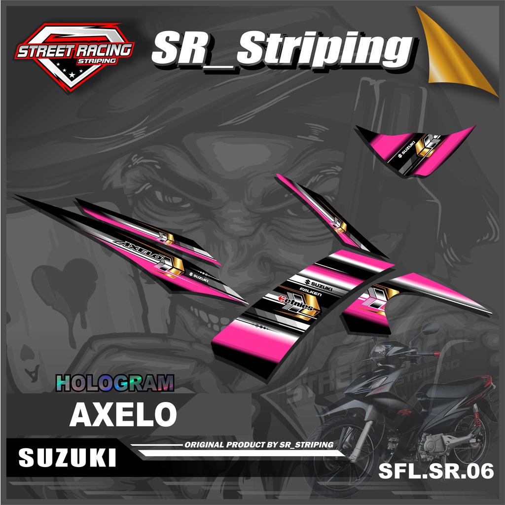 Jual Stiker Striping Shogun Axelo - Sticker List Variasi Motor Shogun ...