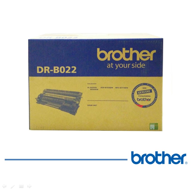 Drum Toner Brother Original DRB022 DR-B022 for DCP-B7535DW, MFC-B7715DW, dll - Original Resmi (3)