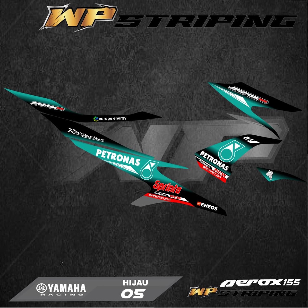 Jual Stiker Striping AEROX 155 - Stiker Sticker Variasi List Skotlet ...