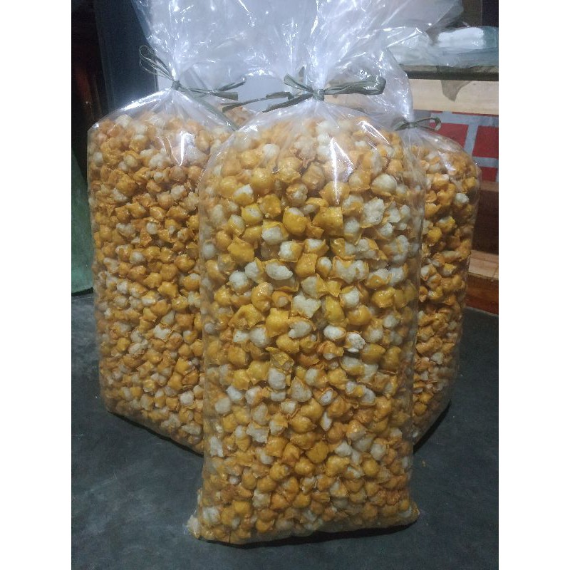 Jual Siomay Mini Kering Gurilem Murah 5 Kg Topping Baso Aci Dan