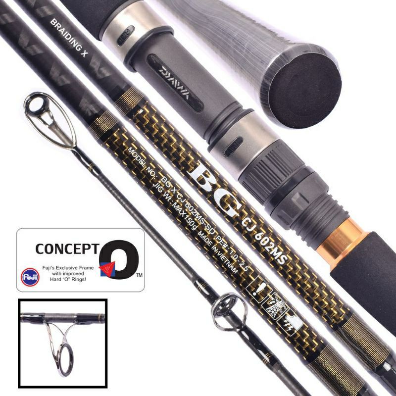 Jual Joran Daiwa BG CJ 602MS 632MHS 762MHS | Full Fuji | CastJig ...