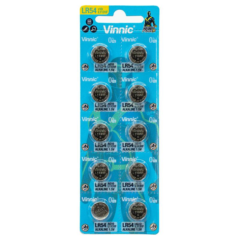 Jual Baterai Vinnic LR 54 AG 10 Batre L1131F Original | Shopee Indonesia