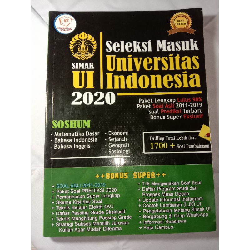 Jual BUKU SIMAK UI | Shopee Indonesia