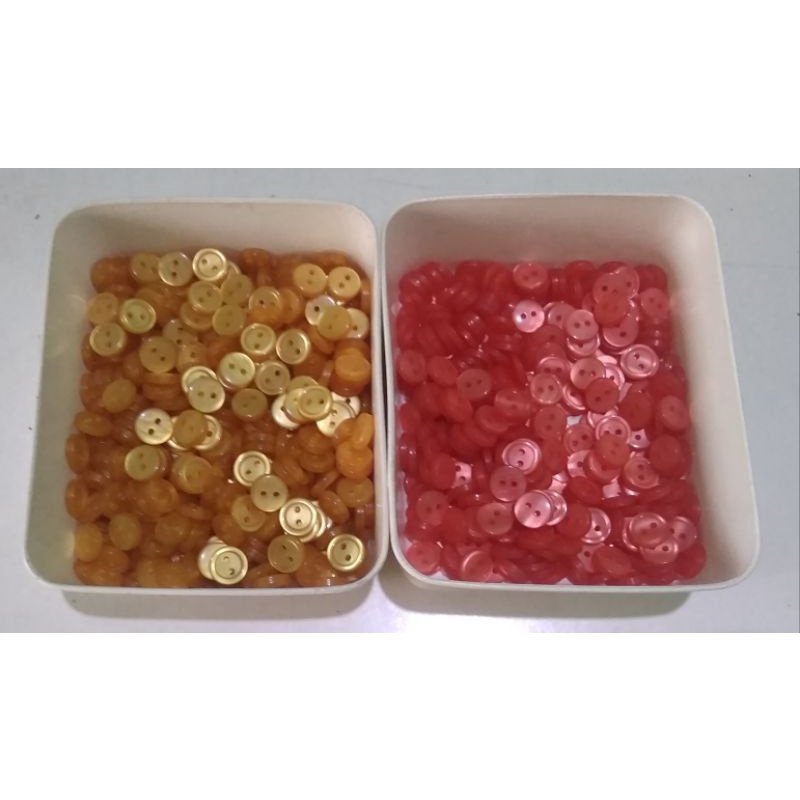 Jual kancing kemeja atau kancing baju lubang 2 ukuran 16L (1 cm ...