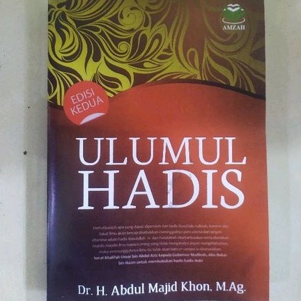 Jual ULUMUL HADIS BY ABDUL MAJID KHON | Shopee Indonesia