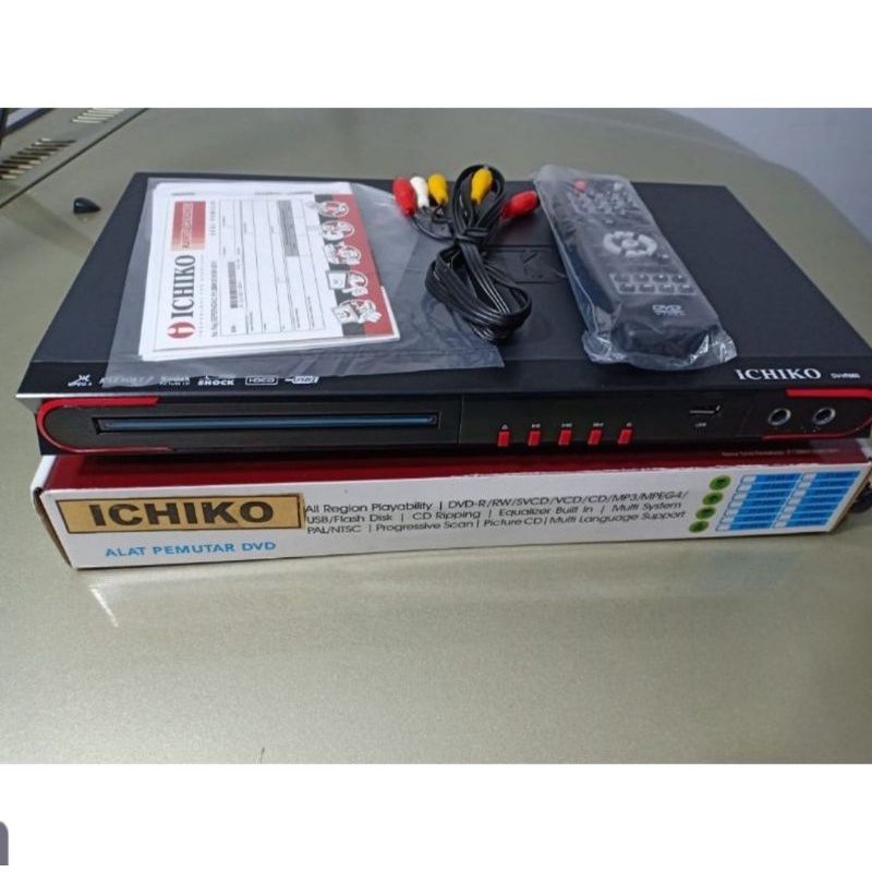 Jual DVD Player Ichiko DVD USB Movie Divx SRT Support