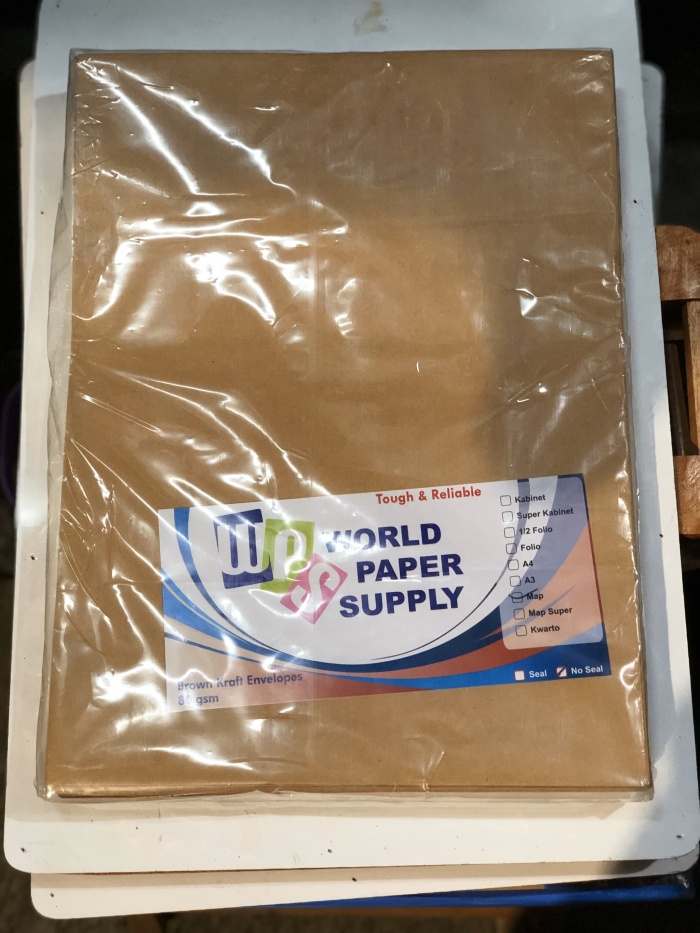 Jual Amplop Coklat Ukuran Map 