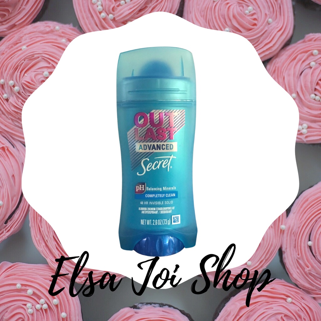 Jual Secret Out Last Advanced Invisible Solid Completely Clean ...