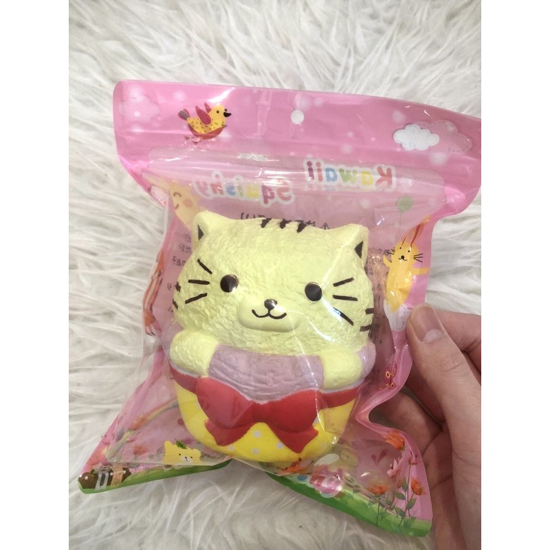 Jual RARE SQUISHY BY KAWAII SQUISHY CAT IN A POT | Shopee Indonesia