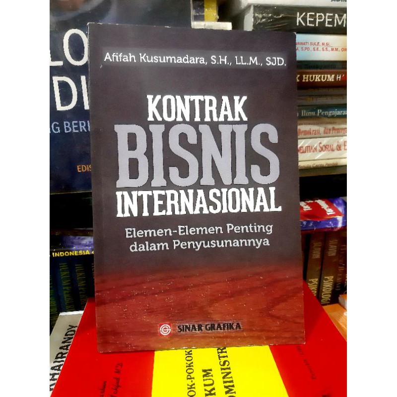 Jual Buku KONTRAK BISNIS INTERNASIONAL | Shopee Indonesia