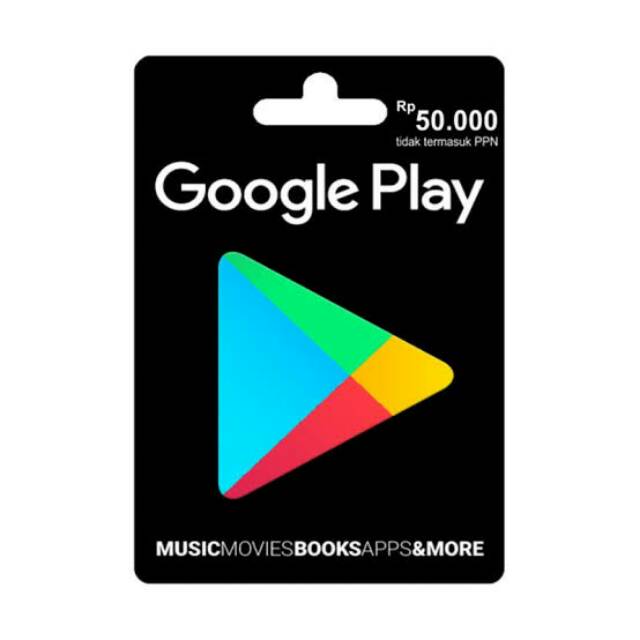 Jual Google Play Card IDR Shopee Indonesia