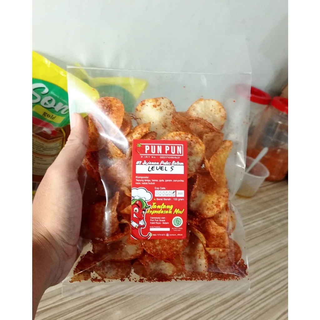 Jual Keripik Setan Super Pedas Ukuran 100gr Shopee Indonesia