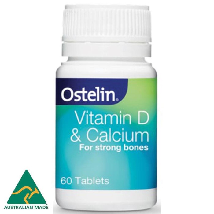 Jual Ostelin Vitamin D & Calcium 60 Tablets Shopee Indonesia
