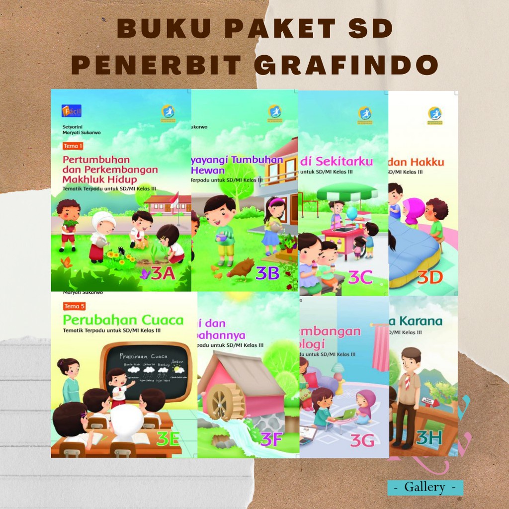 Jual TEMATIK TERPADU KELAS 3 SD K13 ORIGINAL FACIL | Shopee Indonesia