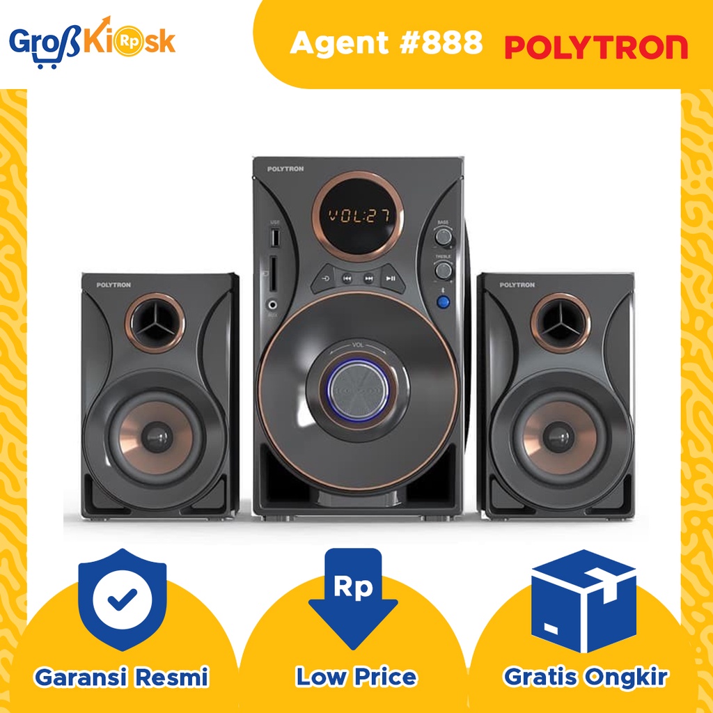 Jual Speaker Aktif Multimedia Bluetooth Polytron Pma 9310 Shopee