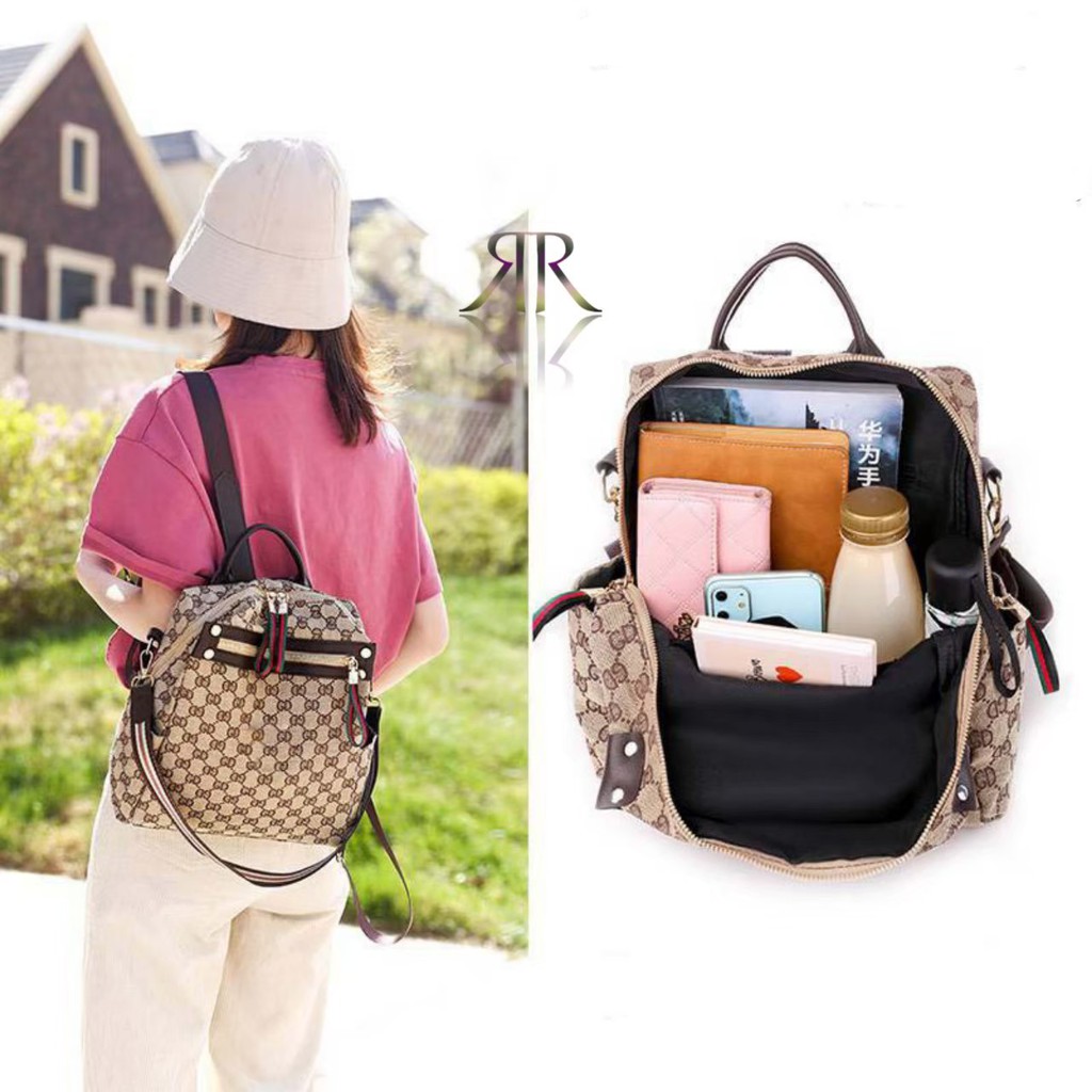 Jual Tas Ransel Wanita Peonia Tas Ransel Wanita Import Kantor Kerja Sekolah  Kuliah Outdoor Trendy Korea - RANSEL DESCA BAG di Seller Intech Solution -  Kapuk, Kota Jakarta Barat