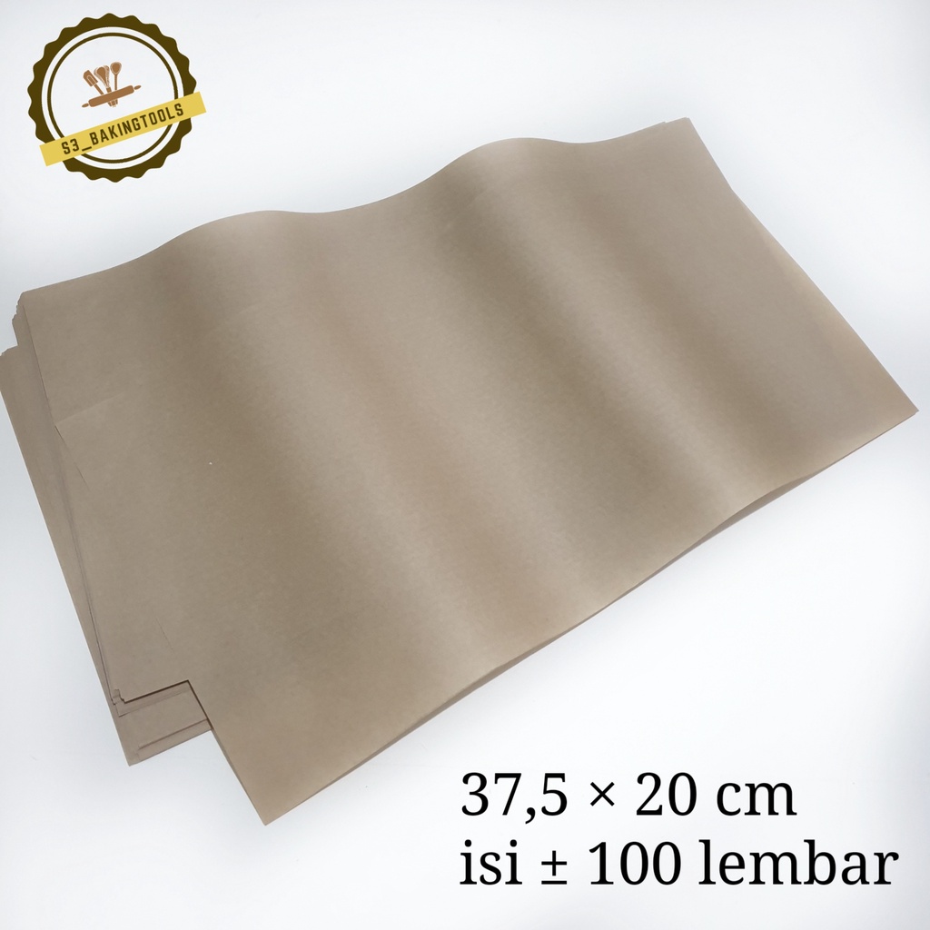 Jual Kertas roti coklat isi kurang lebih 100 lembar | Shopee Indonesia