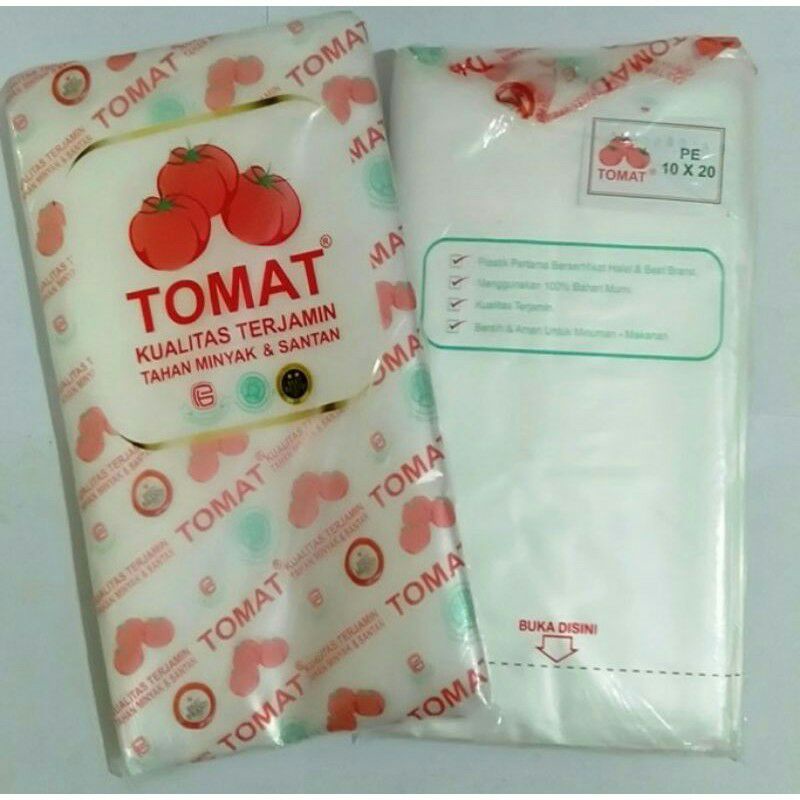 Jual Plastik Pe Tomat 10x20 Plastik Es Batu Plastik Gula Plastik 1 4