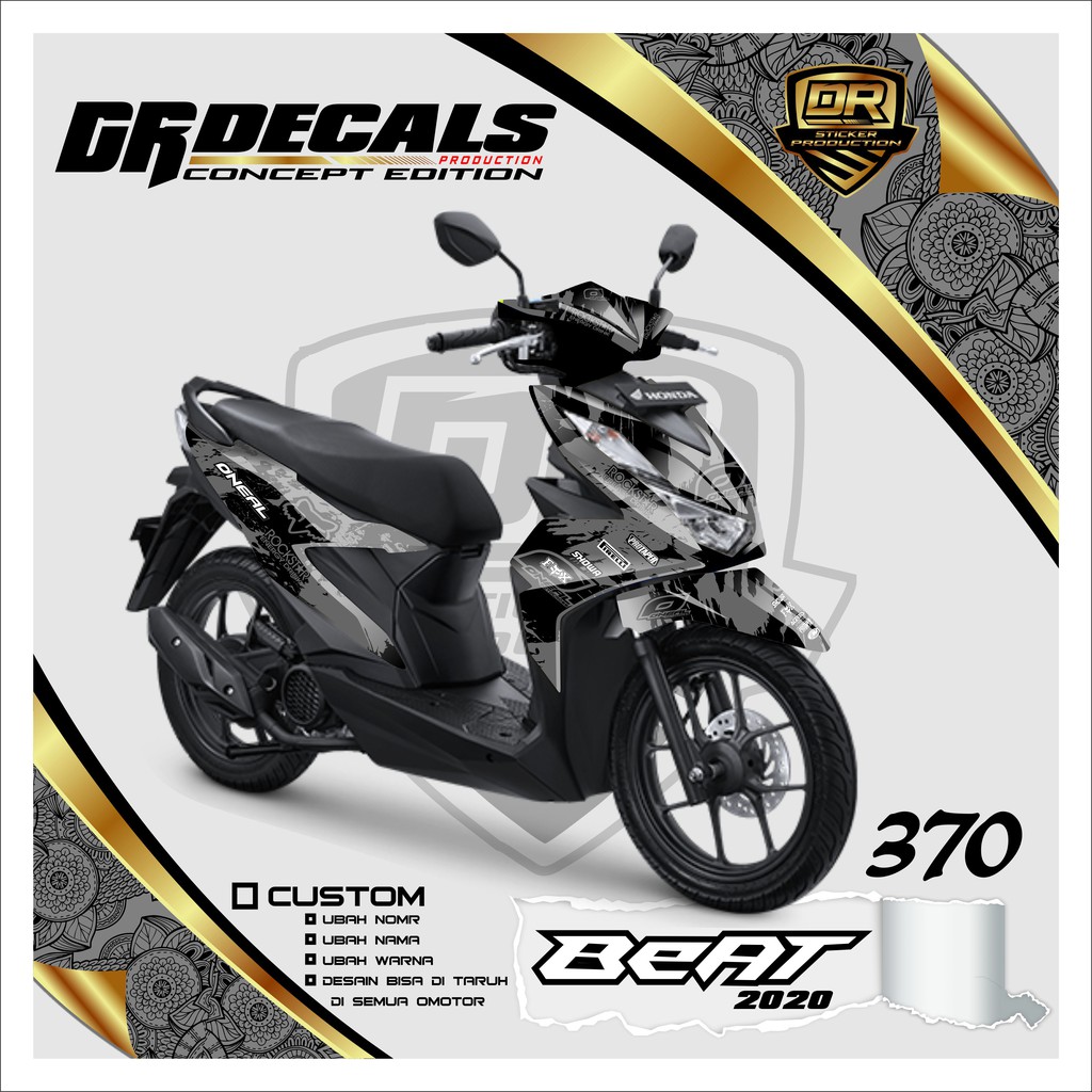 Jual Decal Honda Beat Cbs Decal Custom Beat New Desain