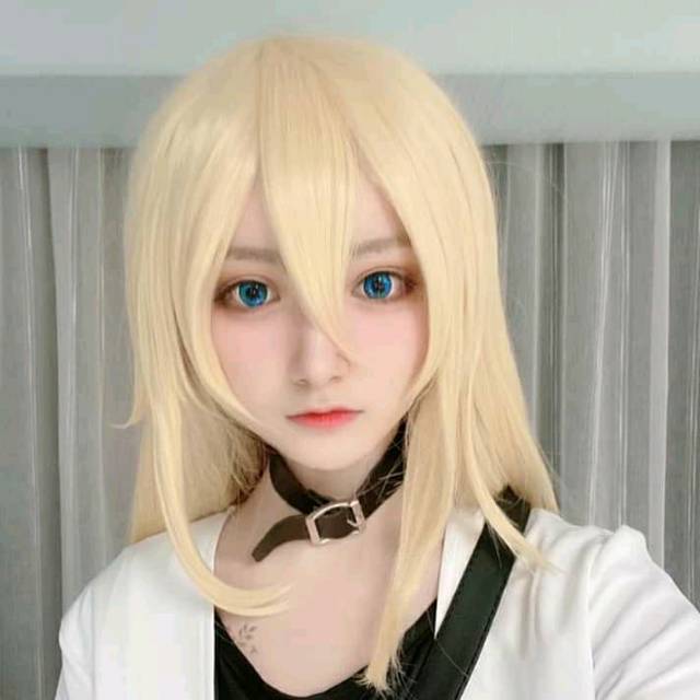 Rachel Gardner KUZB461 Anime Angel of Death Cosplay Wig Synthetic 90 cm  Blonde Women Hair Ray Angel of Death Cosplay Wig : : Toys