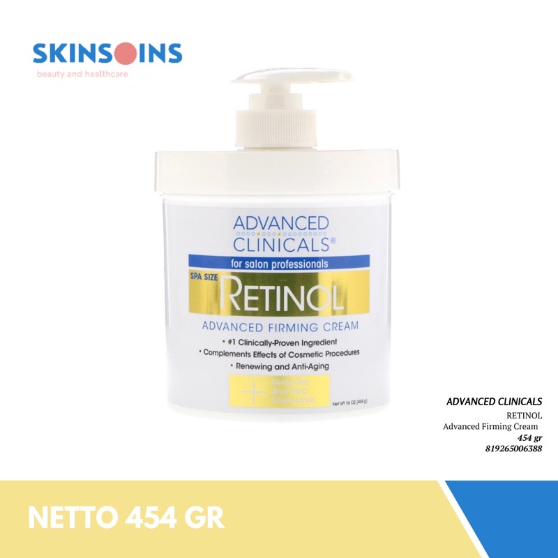 Jual Advanced Clinicals Retinol Advanced Firming Cream 16 Oz 454 Gr Shopee Indonesia